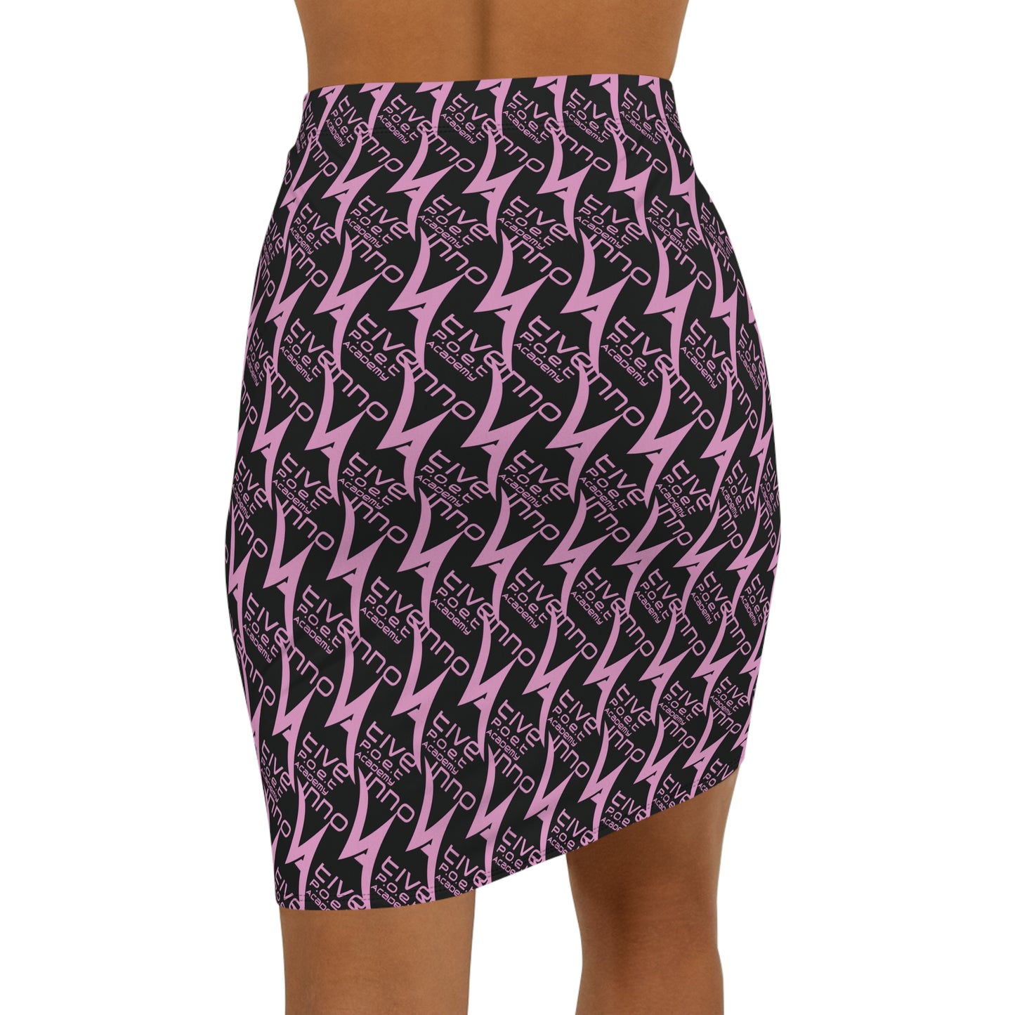 Mid-Waist Pencil Skirt