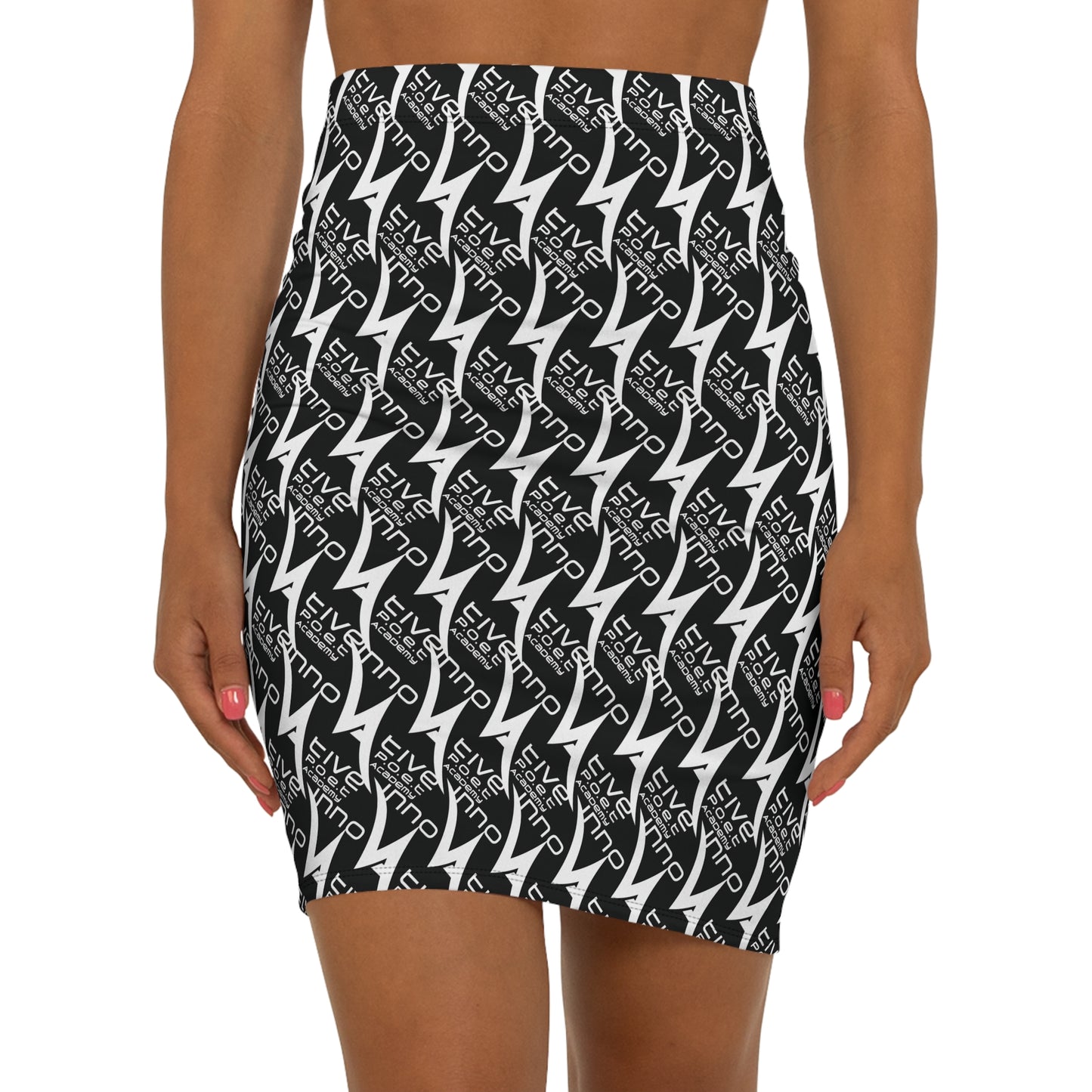 Mid-Waist Pencil Skirt