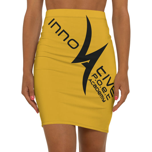Mid-Waist Pencil Skirt