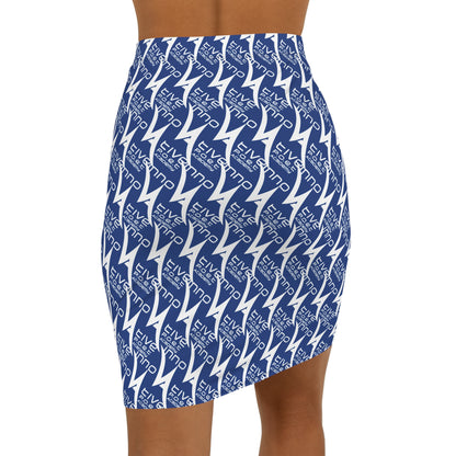 Mid-Waist Pencil Skirt