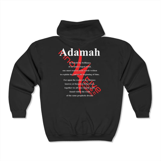 Full Zip Hooded Sweatshirt (Adamah)