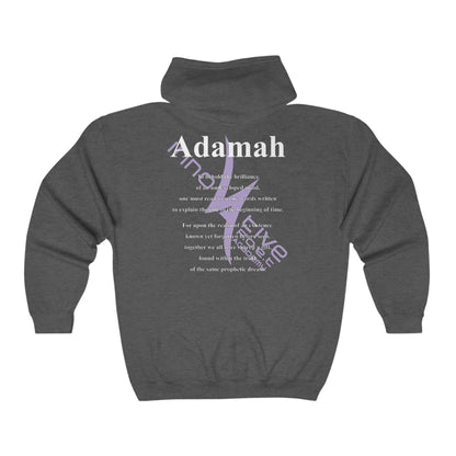 Unisex Full Zip Hooded Sweatshirt (Adamah)