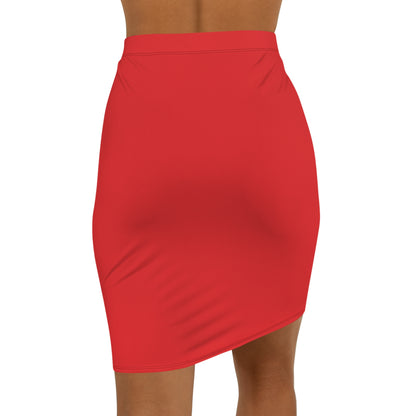 Mid-Waist Pencil Skirt