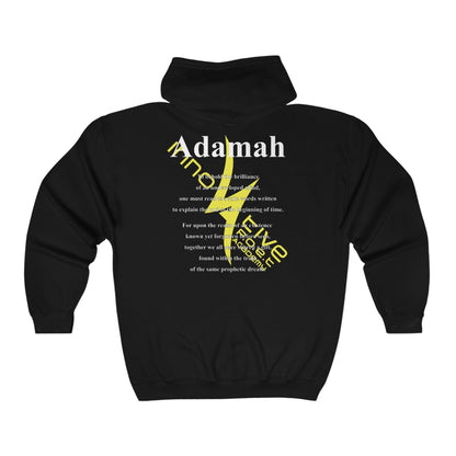 Unisex Full Zip Hooded Sweatshirt (Adamah)