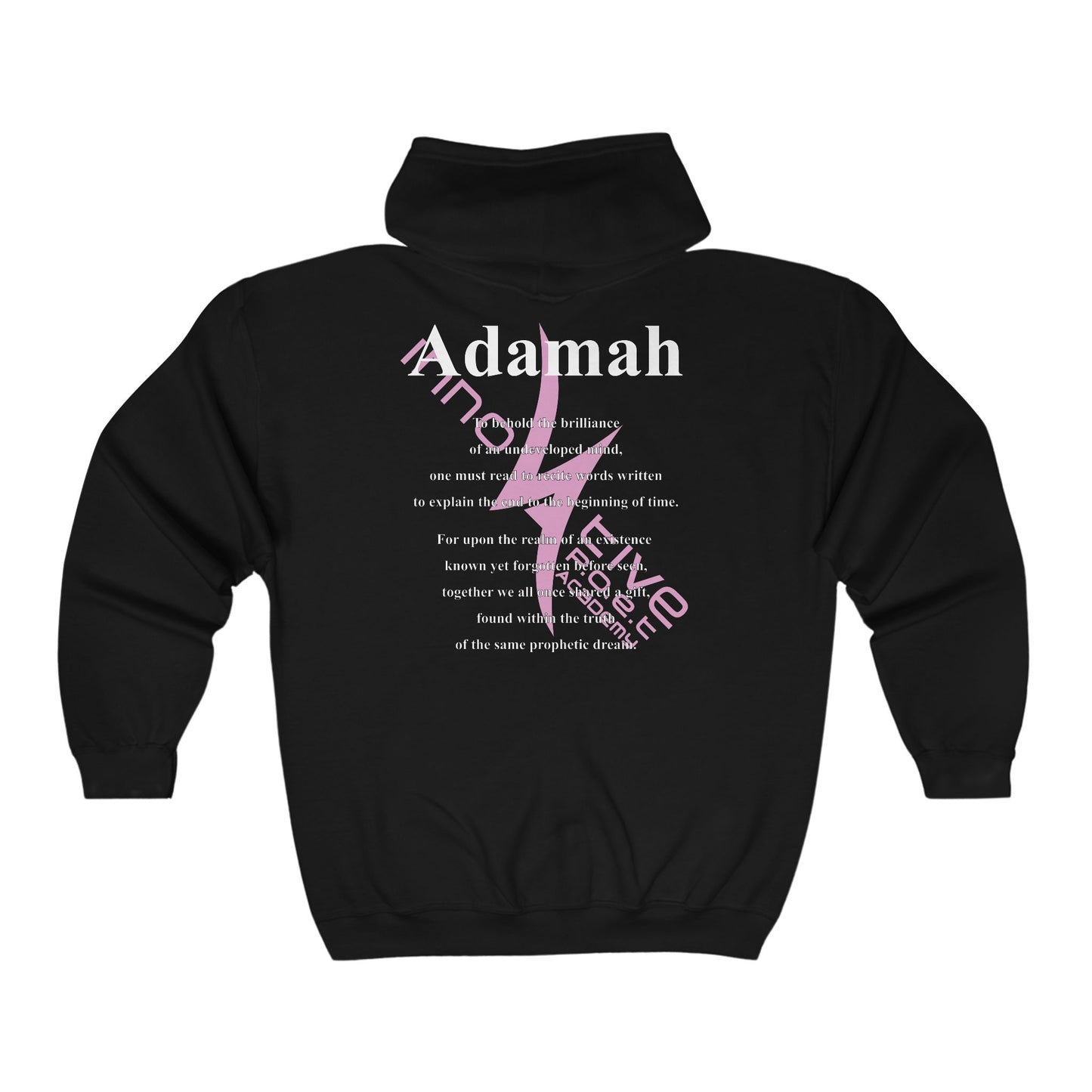 Unisex Full Zip Hooded Sweatshirt (Adamah)