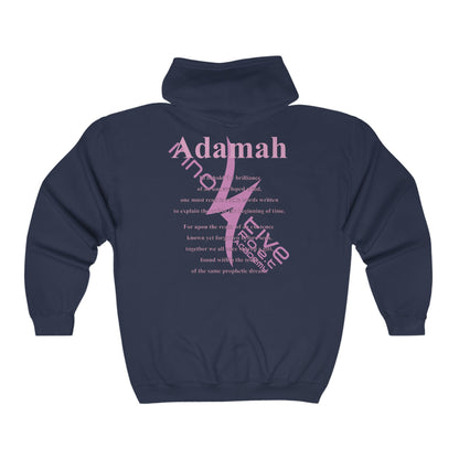 Unisex Full Zip Hooded Sweatshirt (Adamah)